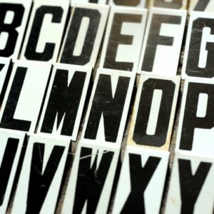 Letters & Numbers